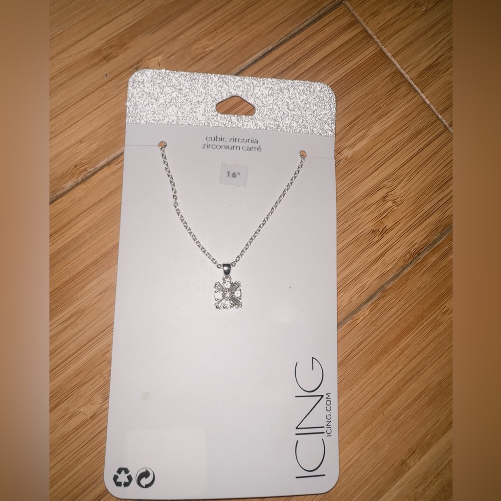 Women's Necklace Cz Stone New The Icing